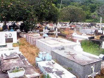 Cemitério de Barão de Melgaço em MT (Foto: Assessoria/Prefeitura de Barão de Melgaço)
