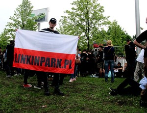 eurocopa 2012 polônia show linkin park (Foto: Marcos Felipe / Globoesporte.com)