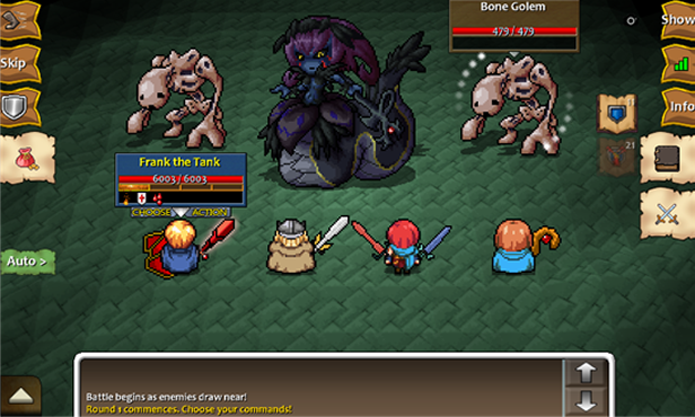 Dragons Blade II é um jogo RPG clássico com modo campanha e batalhas online (Foto: Divulgação/Windows Phone Store)