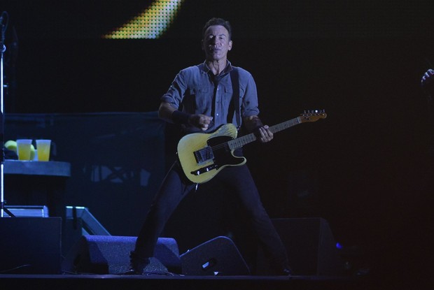 Bruce Springsteen se apresenta no palco Mundo (Foto: André Muzell / AgNews)