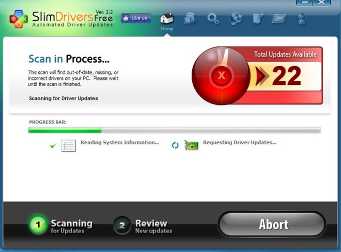 SlimDrivers escaneia drivers e atualiza para deixar computador mais rápido (Foto: Divulgação/Slim Drivers)