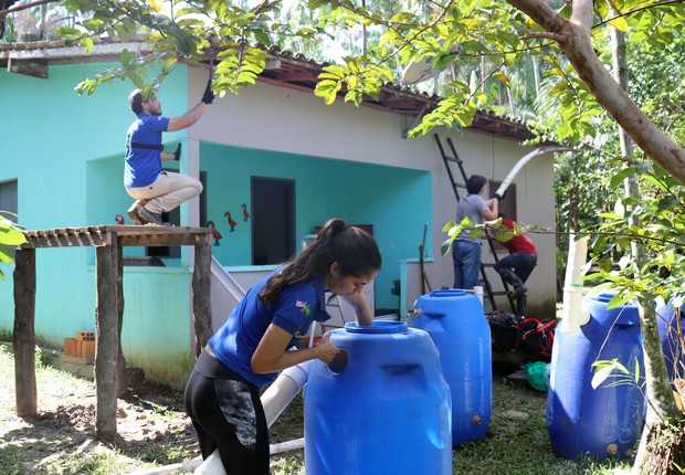 A Amana Katu, do Pará, transforma água de chuva em água potável (Foto: Divulgação)