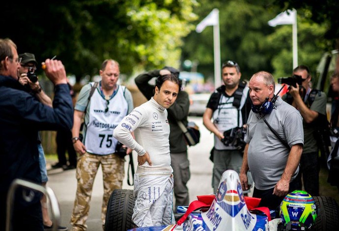 Felipe Massa Williams FW18  festival Goodwood (Foto: Reprodução / Facebook)