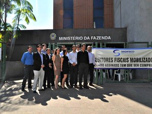 Paralisação Receita Federal Acre (Foto: Edilma Neiva/Arquivo Pessoal)