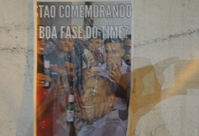 pichação Gávea Flamengo (Foto: Marcelo Baltar)