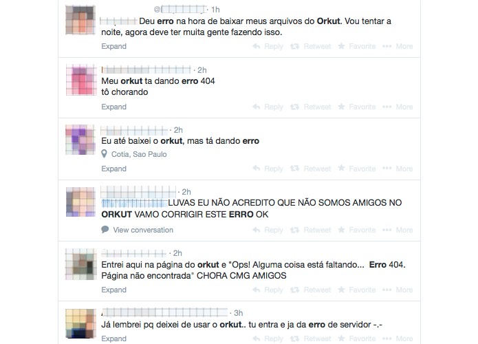 Usuários falam sobre o Orkut (Foto: Reprodução/Melissa Cruz) Usuários falam sobre o Orkut (Foto: Reprodução/Melissa Cruz)