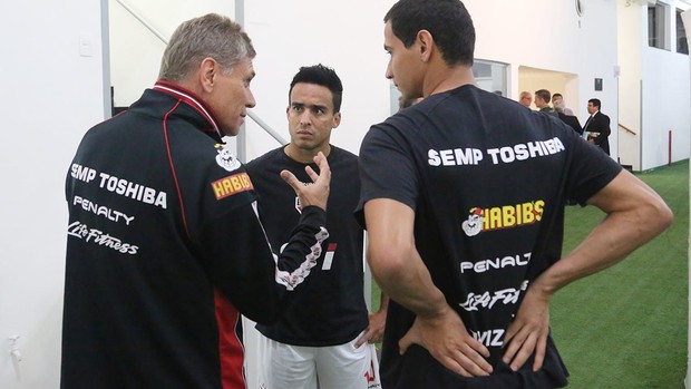 Paulo Autuori Jadson Ganso São Paulo (Foto: Rubens Chiri / saopaulofc.net)