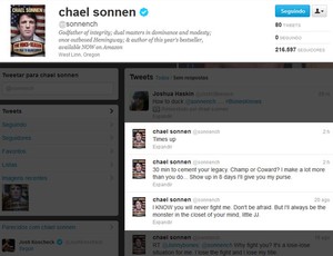 Chael Sonnen, UFC (Foto: Reprodução / Twitter)