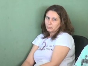 Antônia Sousa, viúva do empresário e acusada de ser a mandante do crime (Foto: Reprodução/TV Clube)