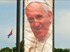 Papa faz sua primeira visita a Cuba