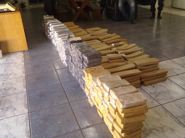Os entorpecentes apreendidos estão avaliados em cerca de R$ 9 milhões (Foto: Divulgação: Polícia Federal)