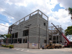 Construção do Shopping Villagio, em Sorocaba (Foto: Divulgação)