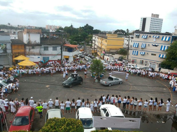 Moradores pedem segurança em condomínio de Salvador (Foto: Alfredo Gomes / Arquivo Pessoal)