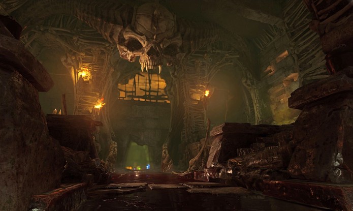 Gráficos são o forte no novo Doom (Foto: Divulgação/id Software)