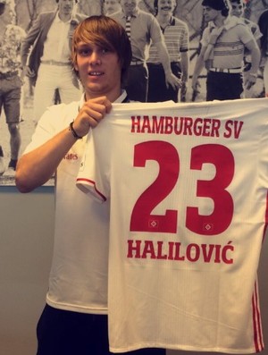 Halilovic Hamburgo (Foto: Twitter oficial Hamburgo)