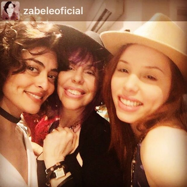 Juliana Paes, Paloma e Zabele (Foto: Instagram / Reprodução)