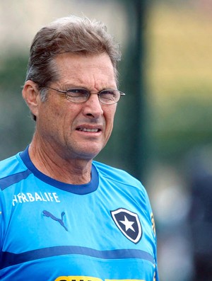 Oswaldo de Oliveira treino Botafogo (Foto: Márcio Alves / Ag. O Globo)