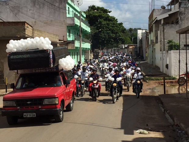 Movimento Vitória Pede Paz (Foto: Cacyone Gomes/ TV Globo)