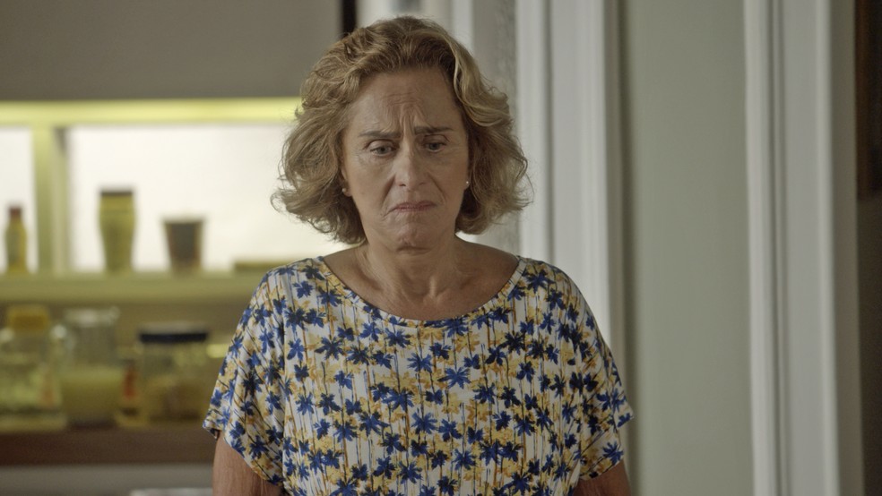 Até Silvia fica no meio da confusão (Foto: TV Globo)