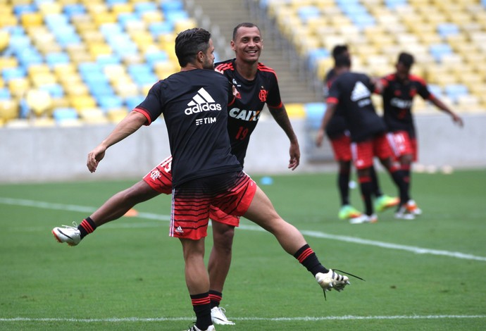 Treino Flamengo no Maracanã (Foto: Gilvan de Souza/Flamengo)