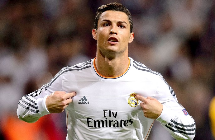 Cristiano Ronaldo comemoração jogo Real Madrid e Juventus Liga dos Campões (Foto: AFP)