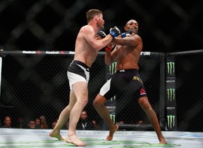 Anderson Silva x Michael Bisping (Foto: Getty Images) Anderson Silva x Michael Bisping (Foto: Getty Images)