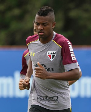 Kelvin São Paulo treino (Foto: Site oficial/São Paulo)