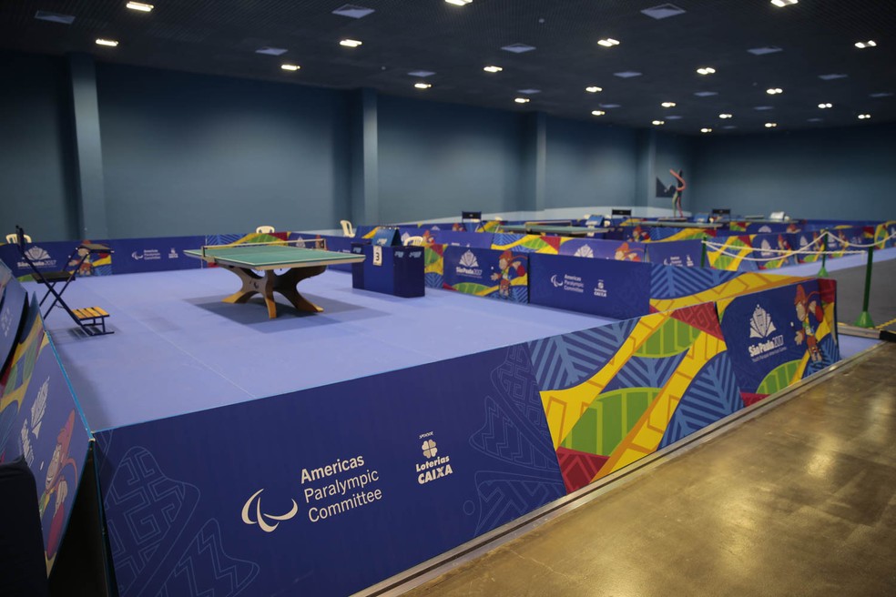 Equipamentos de tênis de mesa utilizados na Rio 2016 estão sendo aproveitados no CT de São Paulo (Foto: Leandro Martins/MPIX/CPB)