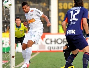 André marca o gol em &quot;impedimento triplo&quot; na Vila (Foto: Marcos Ribolli/Globoesporte.com)