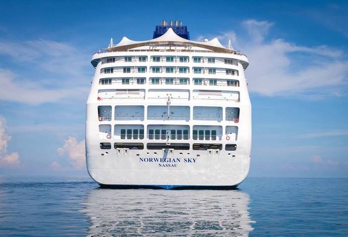 Norwegian Getaway cruzeiro Rio 2016 popa (Foto: Divulgação)