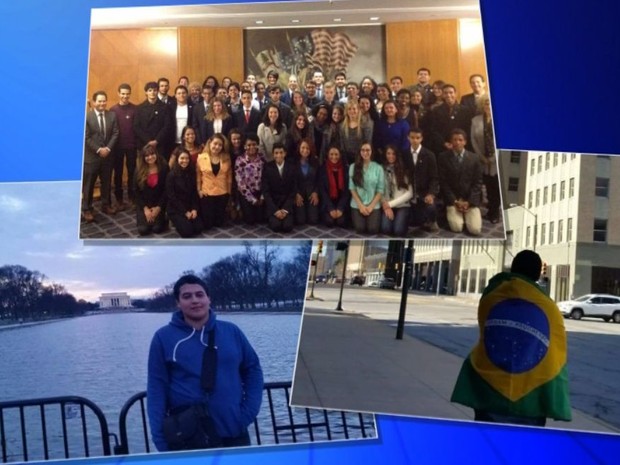 Estudante já esteve nos Estados Unidos em um programa da Embaixada (Foto: Reprodução / TV TEM)