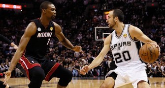 Ginóbili lidera Spurs contra Miami Heat e time fica mais perto do título da NBA (Getty Images)
