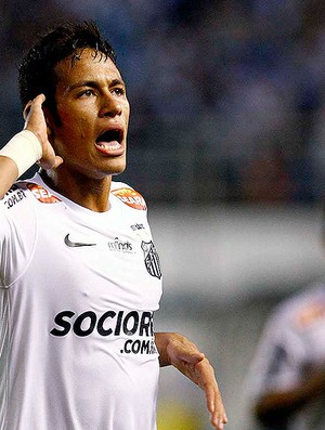 Neymar comemoração gol Santos Flamengo-PI (Foto: Ricardo Saibun / Divulgação Santos FC)