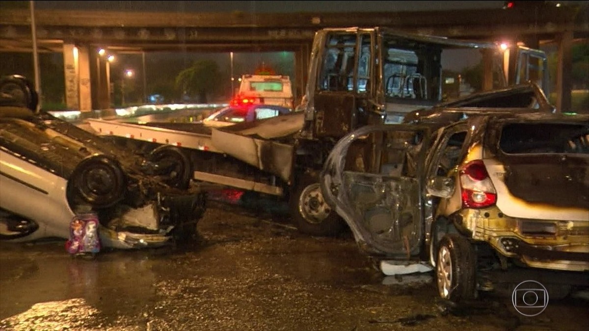 Acidente Caminh O E Carros Deixa Mortos Na Av Brasil No Rio