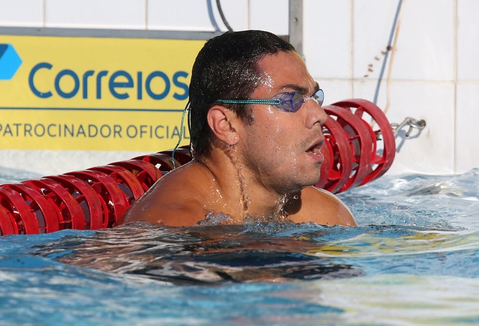 Felipe França- Final 50m peito Open de natação (Foto: Satiro Sodré/SMPRESS)