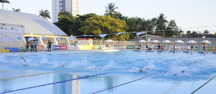 A Vila Olímpica Ronaldo Marinho recebeu as provas de natação dos Jogos Escolares da Juventude, que aconteceram neste mês (Foto: Divulgação / Jogos Escolares da Juventude)