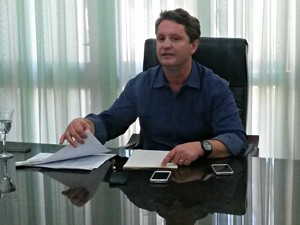 Prefeito José Luiz Rover nega corrupção em sua administração (Foto: Eliete Marques/G1)