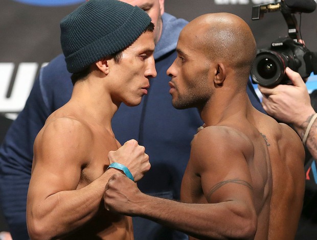 Joseph Benavidez e Demetrious Johnson encarada UFC (Foto: Getty Images)