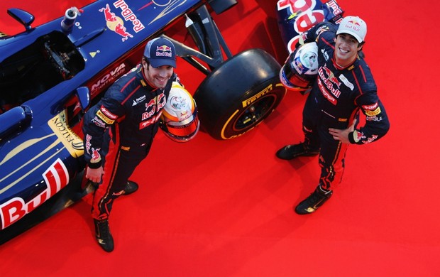 F1 STR Jean-Eric Vergne Daniel Ricciardo (Foto: Getty Images)