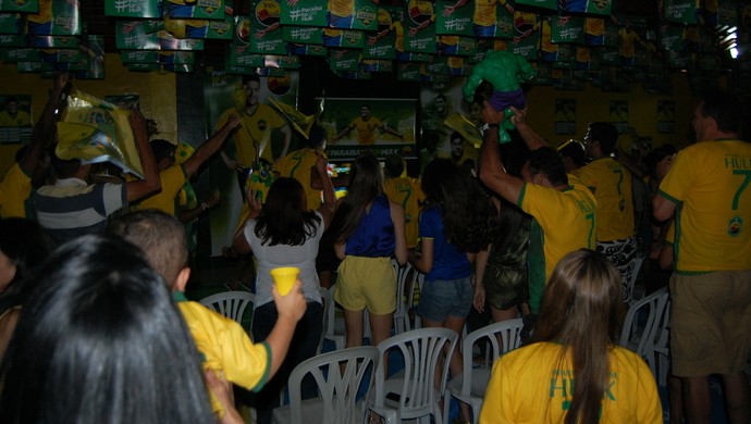 Brasil x Croácia, casa de Hulk (Foto: Silas Batista / GloboEsporte.com)