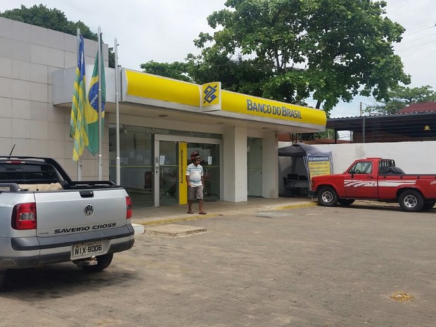 Agência do Banco do Brasil na Zona Sul de Teresina (Foto: Juliana Diniz)
