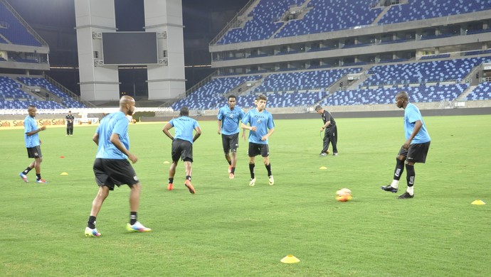 À la Mano, Bragantino fecha treino antes de enfrentar o Corinthians