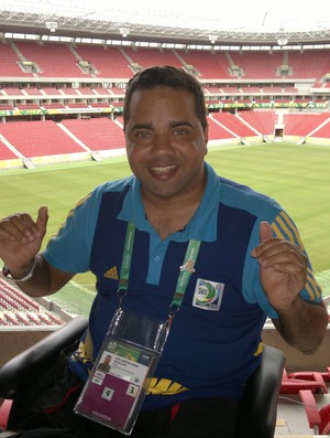 Bruno Viana voluntário Recife Esporte Espetacular (Foto: Arquivo Pessoal/Divulgação)