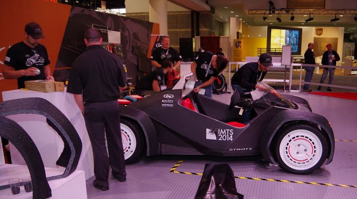 Carro feito com impressão 3D foi apresentado nos EUA (Foto: Divulgação/Local Motors)