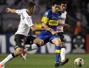 Riquelme Boca Juniors x Corinthians (Foto: Reuters)