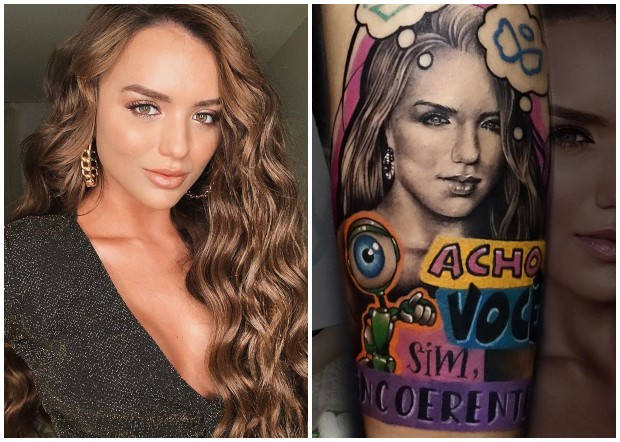 Rafa Kalimann virou tatuagem (Foto: Reprodução/Instagram) Rafa Kalimann virou tatuagem (Foto: Reprodução/Instagram)