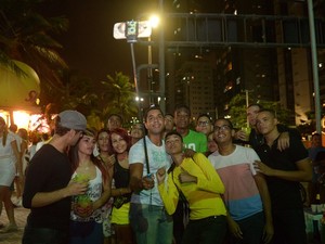 Recife pau de selfie (Foto: Luka Santos/G1)