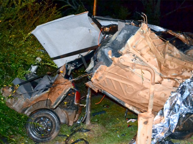 Acidente mata motorista entre Itajubá e Piranguçu (Foto: Luciano Lopes)