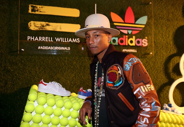 Entre os garotos-propagandas da Adidas nos últimos anos figuraram o rapper Kanye West e o cantor Pharrell Williams (Foto: Christopher Polk/Getty Images for Adidas)