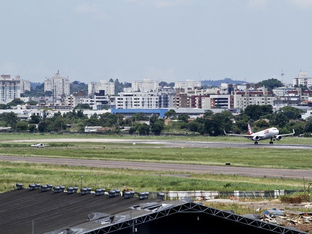 Obra ampliação aeroporto salgado filho porto alegre (Foto: Joel Vargas/PMPA)